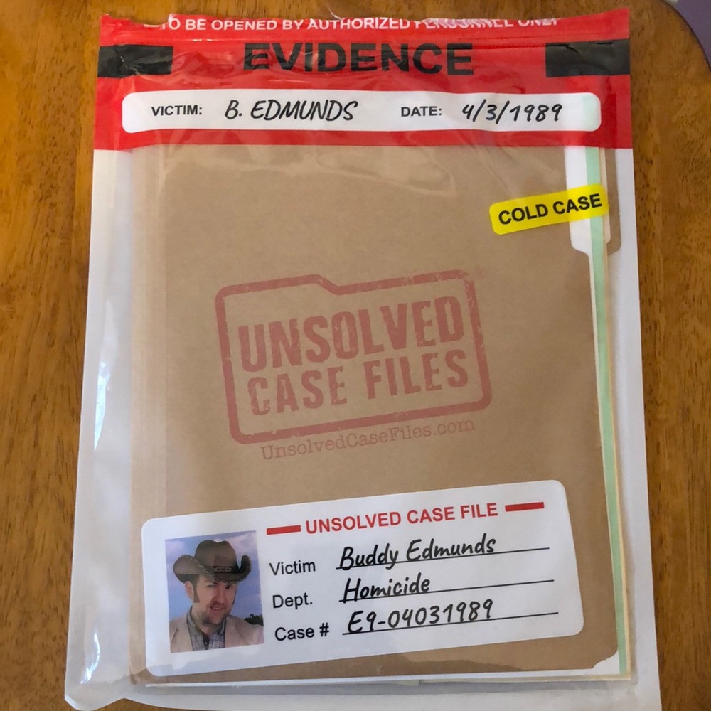 Unsolved Case Files game- victim B. Edmunds